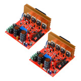 Placa De Áudio Com Amplificador De Potência 2x 180w 180w 2 0