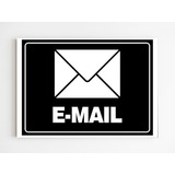 Placa De Aviso Email