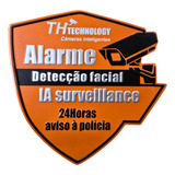 Placa De Aviso Vigilancia