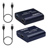 Placa De Captura Audio Video 4k Full Hd Hdmi 1080p Usb 3 0