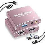 Placa De Captura Avedio Links Placa De Captura De áudio E Vídeo USB C A 3 0 Placa De Captura De Vídeo 4K A 60Hz HDMI Loop Out Cartão De Captura De Jogos 1080p 60FPS Para Streaming Funciona Para
