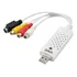 Placa De Captura De Áudio E Vídeo Easycap Usb Vhs Para Dvd T
