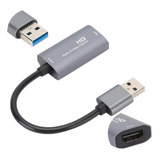 Placa De Captura De Áudio E Vídeo Hdmi Usb 3 0 1080p 4k