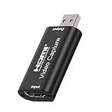 Placa De Captura De Vídeo Adaptador Conversor De áudio 4K HDMI Para USB Dispositivo De Cartão De Captura Full HD 1080p 30fps Para Transmissão Transmissão Ao Vivo Videoconferência Ensino Jogos 
