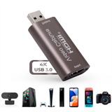 Placa De Captura De Vídeo Hdmi 4k 1080p Usb 3 0 Pc Ps5 Xbox