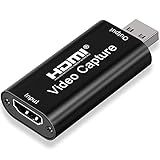 Placa De Captura De Vídeo HDMI 4K Cartão De Captura De Jogo De Cartas Cam Link Atualizado Adaptador De Captura De áudio HDMI Para Dispositivo De Captura De Gravação USB 2 0 Para Transmissão 
