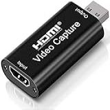 Placa De Captura De Vídeo HDMI 4K Cartão De Captura De Vídeo Cam Link Adaptador De Captura De áudio HDMI Para USB 2 0 Dispositivo De Captura De Gravação Para Streaming Transmissão