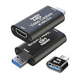 Placa De Captura De Vídeo HDMI USB 3 0 Asisttics 4K HDMI Para USB 3 0 Full HD 1080p 60fps REAL Ver 2023 Conversor De áudio De Vídeo Cartão De Captura De Jogos Para Gravação De Jogos Transmissão Ao