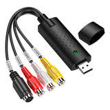 Placa De Captura Externa Usb Audio E Video Easy Captura