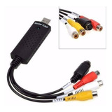 Placa De Captura Usb Audio Video P Notebook E Pc Kuv 01