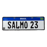 Placa De Carro Personalizada Decorativa Mercosul