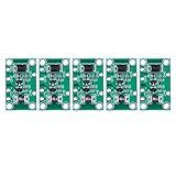 Placa De Circuito Controlador De Carga Solar Akozon S665 Módulo De Carregamento De Bateria 5pcs Para Lâmpadas Solares Com Tecnologia De Controle De Luz Suporte Para Baterias De