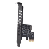 Placa De Expansão Pci e 1x Para Usb 3 2 Gen1 5gbps  e A key 