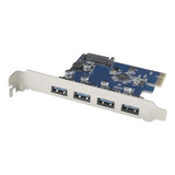 Placa De Expansão Pci express Usb 3 0 4x Portas Transferênci