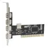 Placa De Expansão Pci Para Adaptador De Hub Usb 2.0 De 4 Por