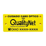 Placa De Identificacao Cuidado