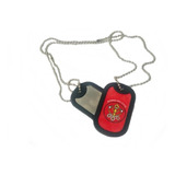 Placa De Identificação Dog Tag Bombeiro Civil