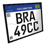 Placa De Identificação Para Ciclomotor Bra