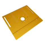 Placa De Inserção De Mesa De Roteador Placa De Base Ouro