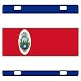 Placa De Licença Personalizada Com Bandeira Da Costa Rica Emblema Da Costa Rica Versão N 1 Versão Original 
