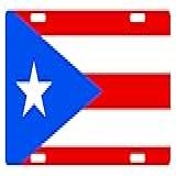 Placa De Licença Personalizada Com Bandeira De Porto Rico Boricua Versão 1 Versão Original 