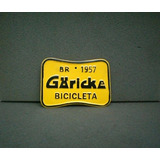 Placa De Licenciamento Bicicleta