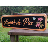 Placa De Madeira Personalizada