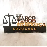 Placa De Mesa Profissao