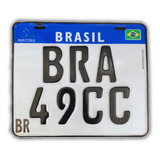 Placa De Moto Decorativa