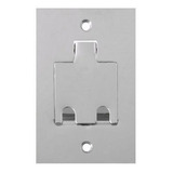 Placa De Piso 4x2 Aluminio 2 Rj45 rj11 Stamplac