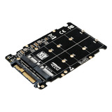 Placa De Porta Dupla M2 Nvme   Sata Ro U2 Sff8639