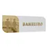  Placa De Porta Sinalização Banheiro  Espelho Gold Acrílico