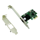 Placa De Rede 10 100 1000 Pci e Dex Com Suporte Low Profile