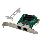 Placa De Rede Bcm5718 Gigabit Server Pci X1 Dual Port Networ