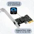Placa De Rede Gigabit I Express Rj45 1000 Mbps Para Lan Gma