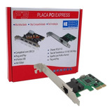 Placa De Rede Pci-express Normal E Low Profile 10/100/1000 