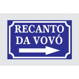 Placa De Rua 25x40 Cm Endereço Logradouro Bairro Número Casa