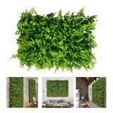 Placa De Samambaia Mista Jardim Vertical Artificial Premium Cor Verde Placa Samambaia Artificial Jardim Vertical Muro Inglês Planta Permanente Painel Verde Jardim Preservado 60x40