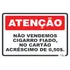 Placa De Sinalização | Não Vendemos Cigarro No Fiado | 30x20