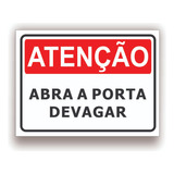 Placa De Sinalização Atenção Em acm 30x20 Vários Modelos