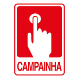 Placa De Sinalização Campainha 10x15 S 235 F9e