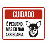 Placa De Sinalizacao Cuidado