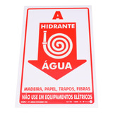 Placa De Sinalizacao Hidrante