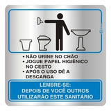 Placa De Sinalizacao Para
