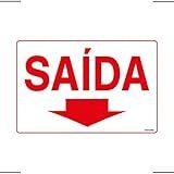 Placa De Sinalizacao Saida