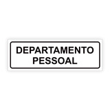 Placa De Sinalizacao Setor
