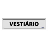 Placa De Sinalização Vestiário B 525 1 F9e