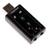 Placa De Som 5.1 Ch Sound Track Usb 3d Adaptador Audio Mic