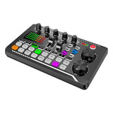 Placa De Som Microfone Sound Mixer Sound Card Audio Mixing C