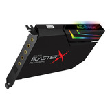 Placa De Som Pci-e - Sound Blaster X Ae-5 Plus- Rgb - 70sb1